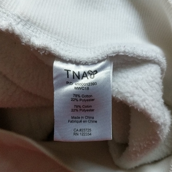 TNA White Hoodie - Picture 4 of 4